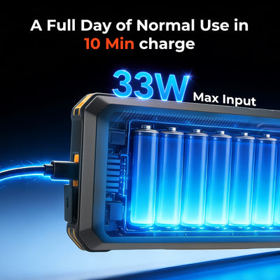 MUNBYN MT002 Rugged Cell Phone with durable design, rugged exterior, and large screen for outdoor and tough environment use.