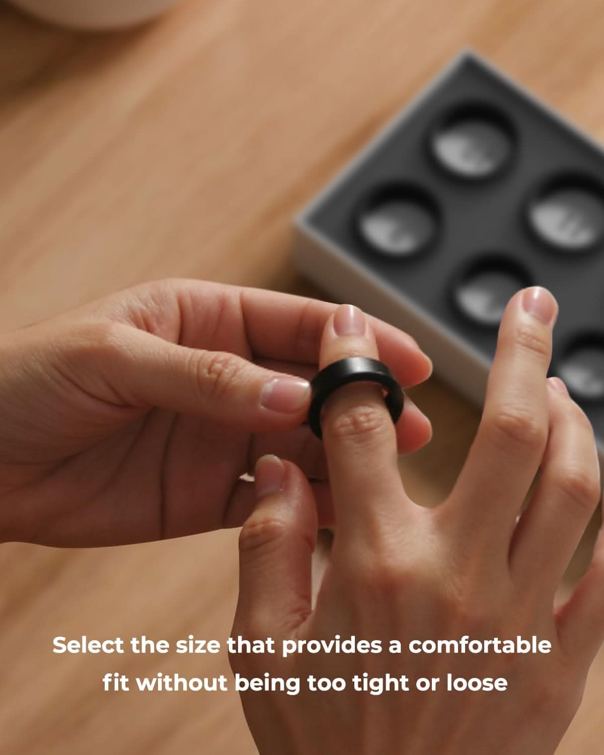 MUNBYN Smart Ring Sizing Kit - Find Your Comfortable Fit Before Purchase Designed for MUNBYN Smart Ring