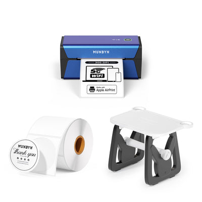 MUNBYN RealWriter 401AP AirPrint Thermal Label Printer Kit - MUNBYN