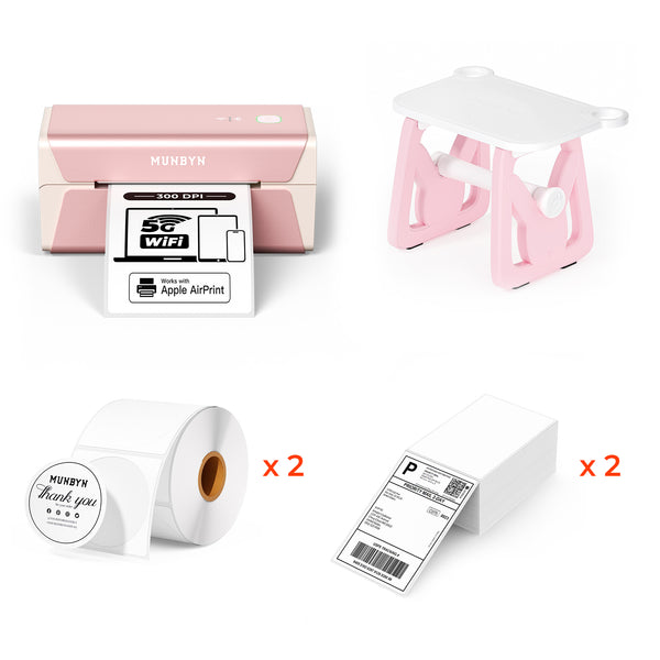 MUNBYN RealWriter 401AP AirPrint Thermal Label Printer Kit