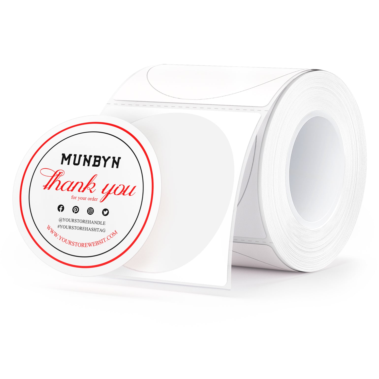 2" Dual Color Labels