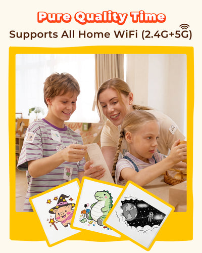 MUNBYN Stickee SP01 AI Sticker Printer for Kids