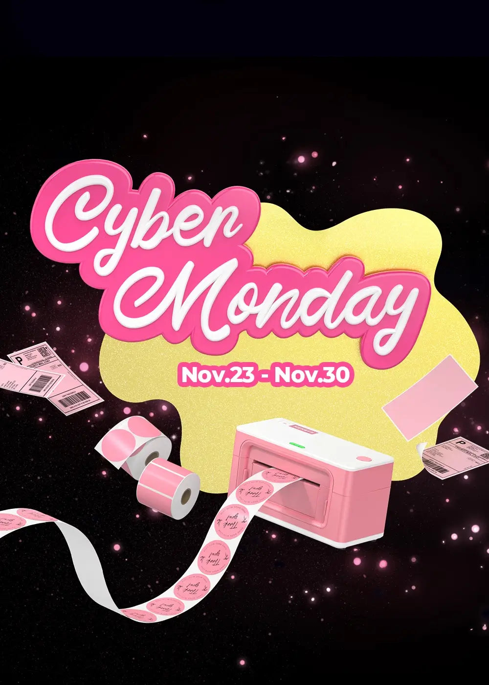 MUNBYN Cyber Monday 2023: Thermal Printers & Labels Deals!