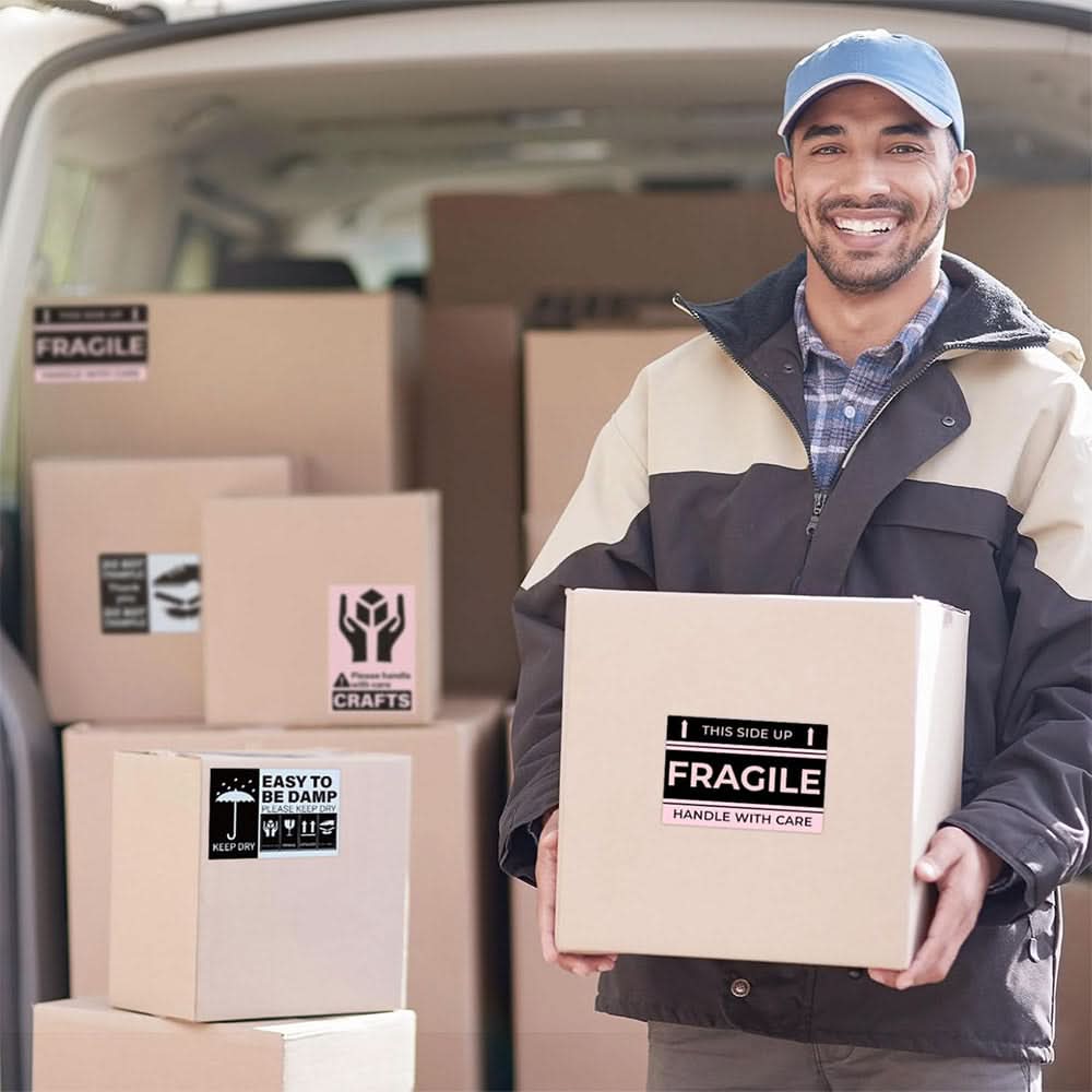 MUNBYN label printer paper for test quantity count, white label sheets with printed markings for testing purposes