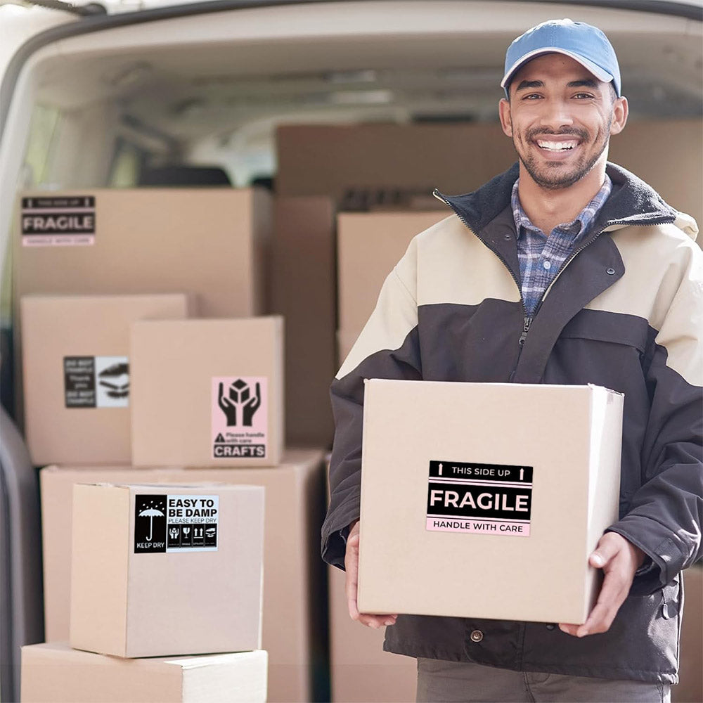 MUNBYN 4"x6" Fan-Fold Direct Thermal Shipping Labels (500/Stack)