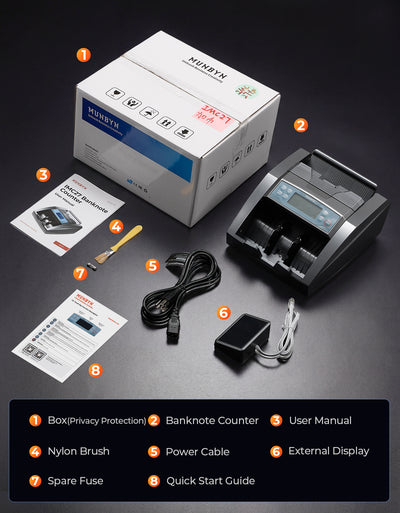 MUNBYN IMC27 packaging information