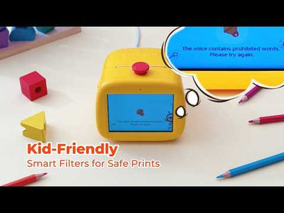MUNBYN SP01 AI Voice-Powered Sticker Printer for Kids