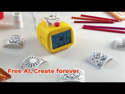MUNBYN SP01 AI Voice-Powered Sticker Printer for Kids
