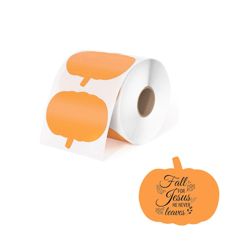 Munbyn pumpkin-shaped direct thermal labels are BPA&BPS-Free.