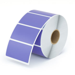 Very Peri Rectangle Direct Thermal Labels