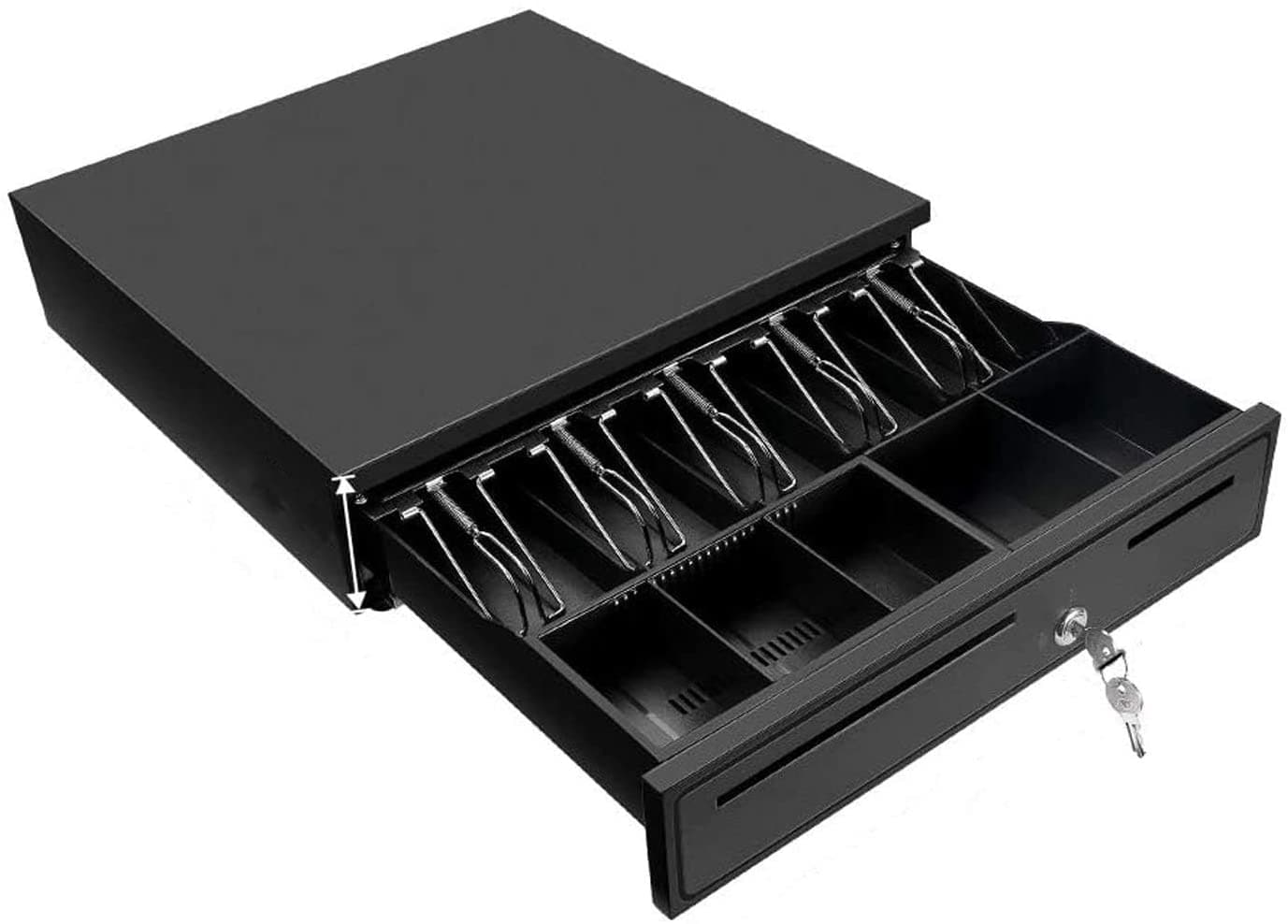 MUNBYN Black Cash Register Drawer Box