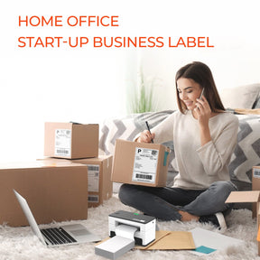 MUNBYN 4x6 thermal labels are perfect for home offices and startup package shipping labels.