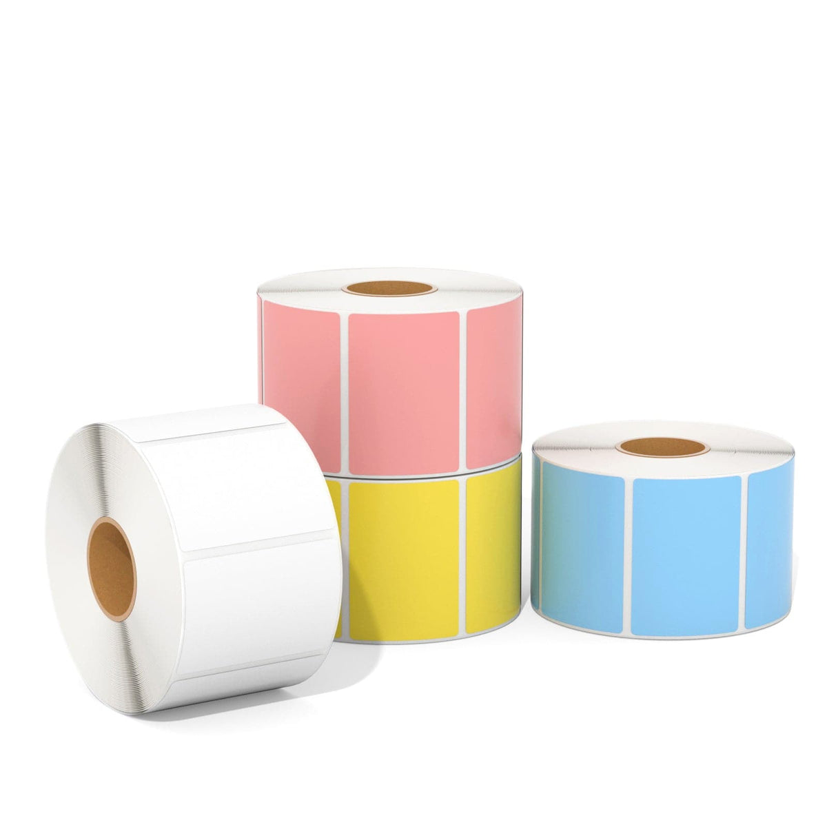 Lab Labeling Tape Variety Pack, 500 Length x 3/4 Width, 1 inch Core [3 Rolls of Assorted Colors]
