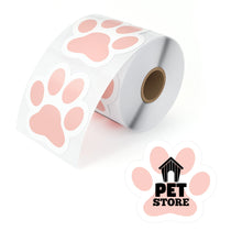 Pet Paw Labels